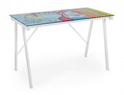 Young Cartoon bureau plateau en verre 113x58 cm