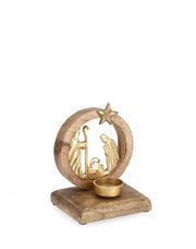 Lot de 6 Bougies Célestin 1P Nativité Nat