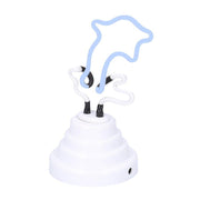 Dauphin bleu clair néon cm10x13h21