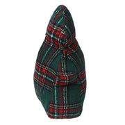 Arrêt de porte en tissu sapin vert cm21x6h22