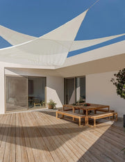 Voile d'ombrage Tri. Naturel 5X5