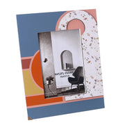 Cadre photo en bois multicolore cm17x1,8h22