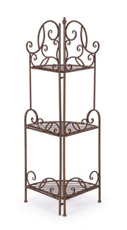 Meuble d'angle 3P Mélanie marron