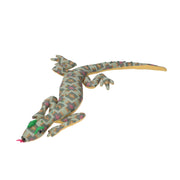 Marionnette lézard vert cm45x22h5