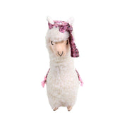 Lame blanche avec arc fleurs roses cm28x14h45