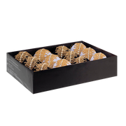 Assortiment de boules de Noël en verre ZOEY Ø8 cm