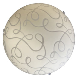 Plafonnier Alma blanc 30 cm