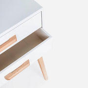 Commode blanche ORDINARY 3 tiroirs 68h cm