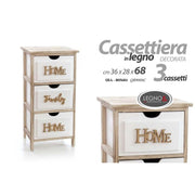Home Family White Family Wood 36 x 28 x 68 h cm