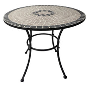 Table avec décor mosaïque 'Aurora' Ø Cm 80 X H.70