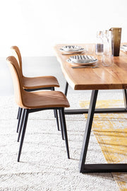 Tapis gris en fibres naturelles style fusion 200x300