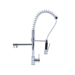 Mitigeur de cuisine avec douche finition chrome h.66x32 cm
