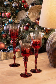 Ensemble de 2 bougies 1P Artha Calice Rouge