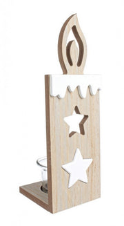 Lot de 6 Bougies 1P Laurel Stella H25