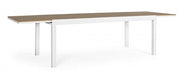 Table d'extérieur 200-300x95x74h Blanc
