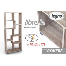 Salles de bibliothèque de design Rovere 70 x 24 x 178 h cm cm