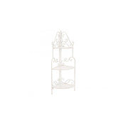 Armoire d'angle classique Emily avec 3 étagères