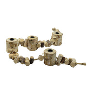 Bougeoir clôture tronc cm110