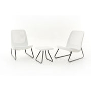 Bistro extérieur bistro keter blanc mobilier de jardin meubles de jardin