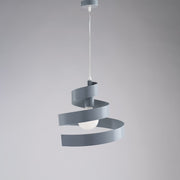 Lustre suspension en fer une lumière Gris 30x h23 cm