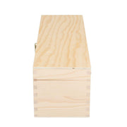 Caisse à vin en bois naturel pour 1 bouteille de champagne cm38x13h12