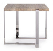 Table basse bois style Atmosphère 60x60 cm