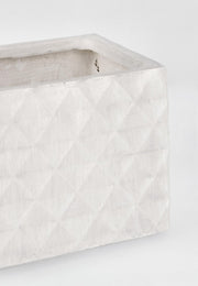 Set3 P.Vaso Pyramide Rett Bianco