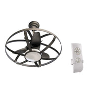 Lustre avec ventilateur LED et télécommande 86 cm