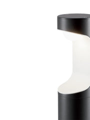 Lampe d'extérieur en aluminium moulé avec diffuseur opalin - 9W - 1155 lumens - Classe E - 4000°K graphite