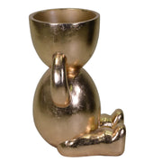 Porte-vase enfant en résine or cm49,5x48h69