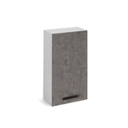 Élément mural de cuisine gris béton 1 porte Cm 30x32xH 72