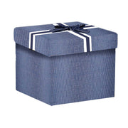 Boîte en carton 1-4 carré bleu cm30x30h28