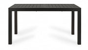 Table d'extérieur extensible en aluminium Anthracite 140 - 210x77x h75 cm