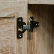 Meuble TV Bali 56A 2 portes effet osier