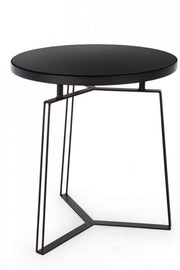 Table basse en métal noir de style design