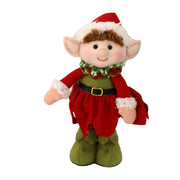 Elfe en tissu rouge cm28x7h30