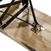 Ensemble de brasserie composé d'une table 80x200 cm. et 2 bancs Verdelook