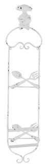 Grand porte-assiettes en fer blanc us-0938cm. 19,5 x 5,5 h 82