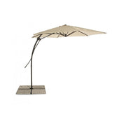 Parapluie du jardin avec diamètre du bras 300x H253 cm Sorrento Anthracite / Natural