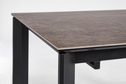 Table extensible Briva gris noir