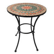 Table avec Décoration Mosaïque 'Alice' Ø Cm 60 X H.70