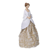 Femme résine or blanc cm11x19h31,5