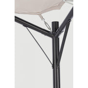 Gazebo dôme pour le jardin gris anthracite 3,5x3,5xh 260 cm