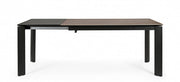 Table extensible grise et noire