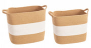 2x Set2 Cesta Flow 2M Droit Naturel-Blanc
