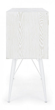 Buffet 2 portes 2 tiroirs Eloise en bois naturel 80h cm