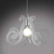 Suspension Chandelier en plexiglas Mizar Diamètre transparent 64x H41 cm