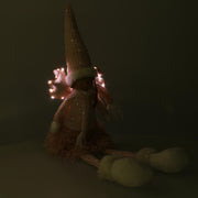 Miroir rond en bois naturel cmø62x8,5