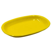 Assiette ovale jaune roméo cm36x25h4