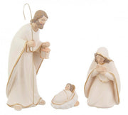 4x Nativité 3F Céleste Blanc H25